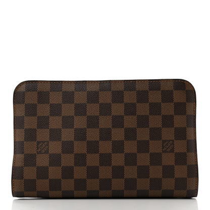 Louis Vuitton Damier Ebene Pochette Saint Louis Clutch 1 of 6