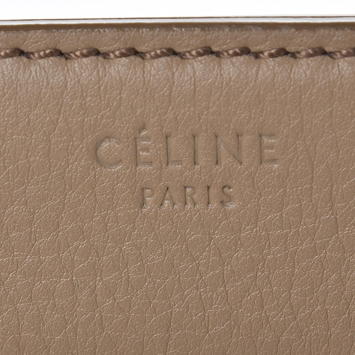 Celine Supple Calfskin Medium Phantom Luggage Beige 6 of 8