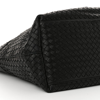 Bottega Veneta Ostrich Nappa Intrecciato Tote Black 9 of 10