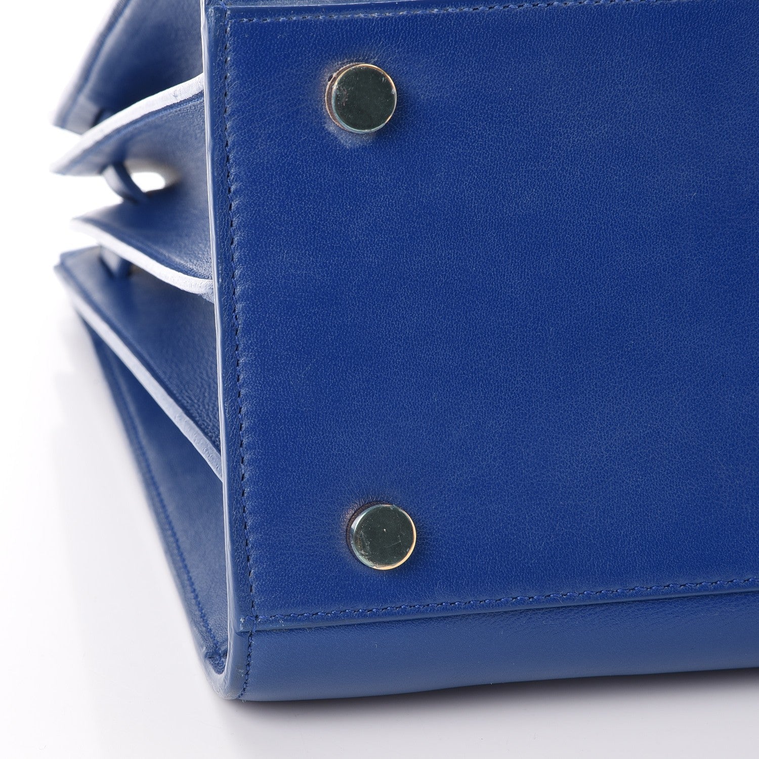 Saint Laurent Calfskin Small Sac De Jour Blue Majorelle 16 of 18