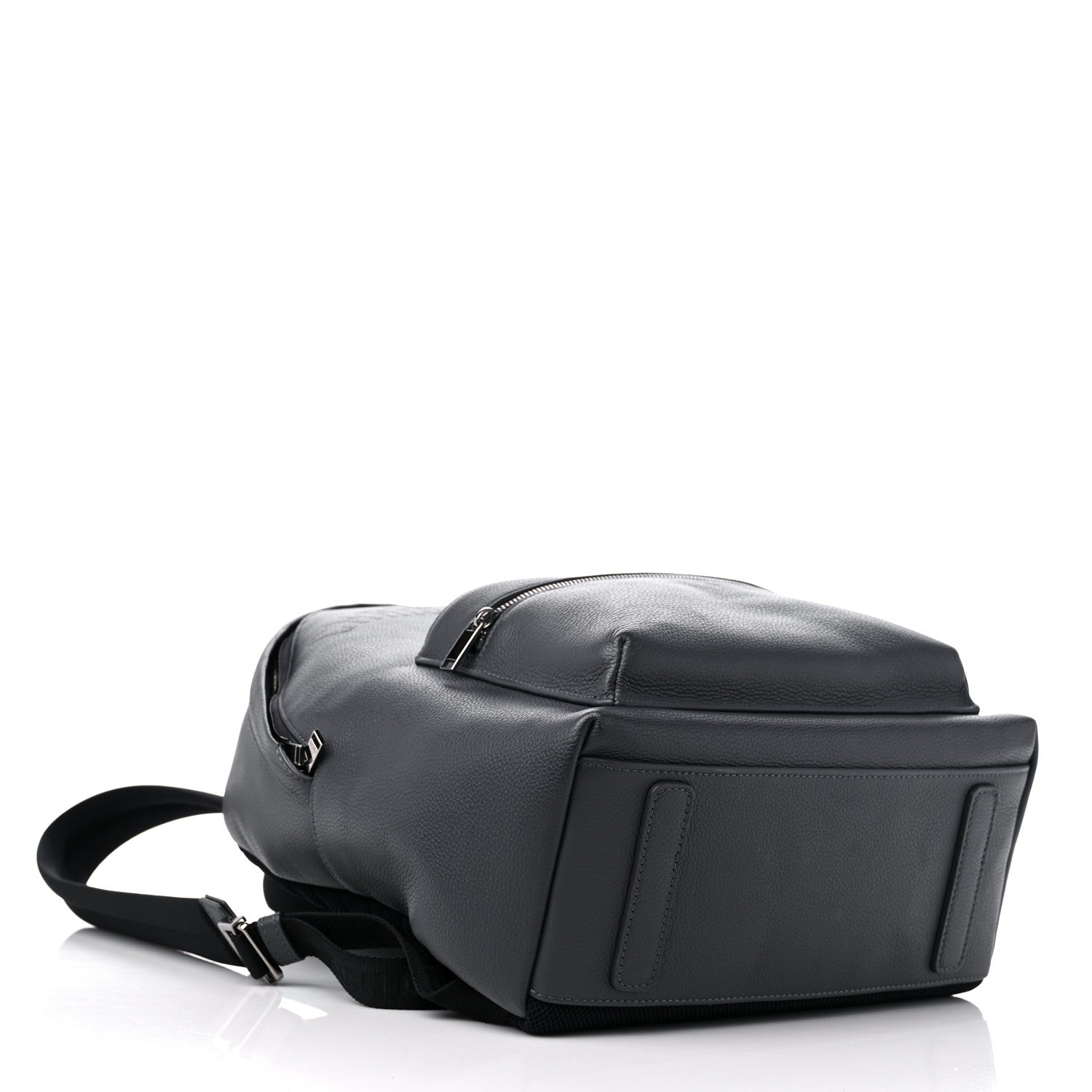 Christian Dior Calfskin Atelier Signature Print Backpack Grey 3 of 9