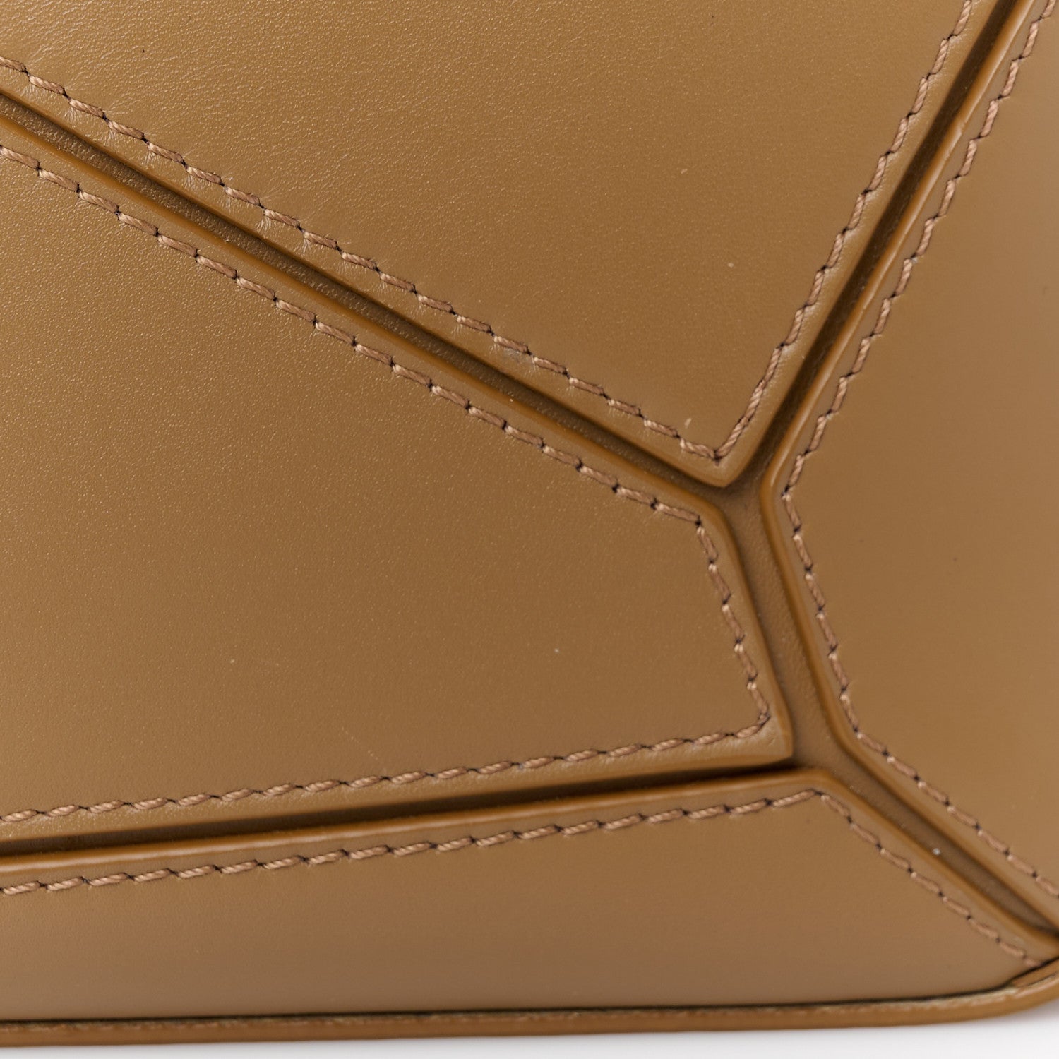 Loewe Satin Calfskin Small Puzzle Bag Oak 9 of 11
