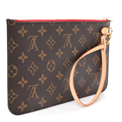Louis Vuitton Monogram Neverfull MM GM Pochette Cherry 3 of 6