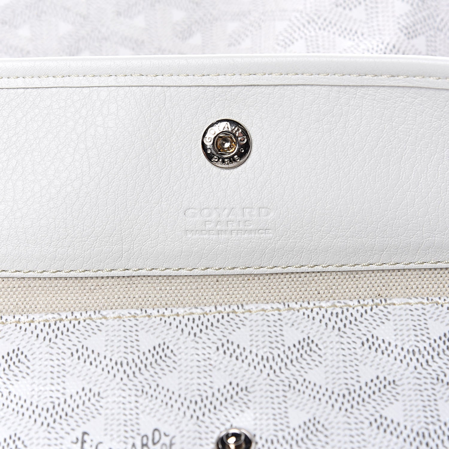 Goyard Goyardine Saint Louis GM White 6 of 13