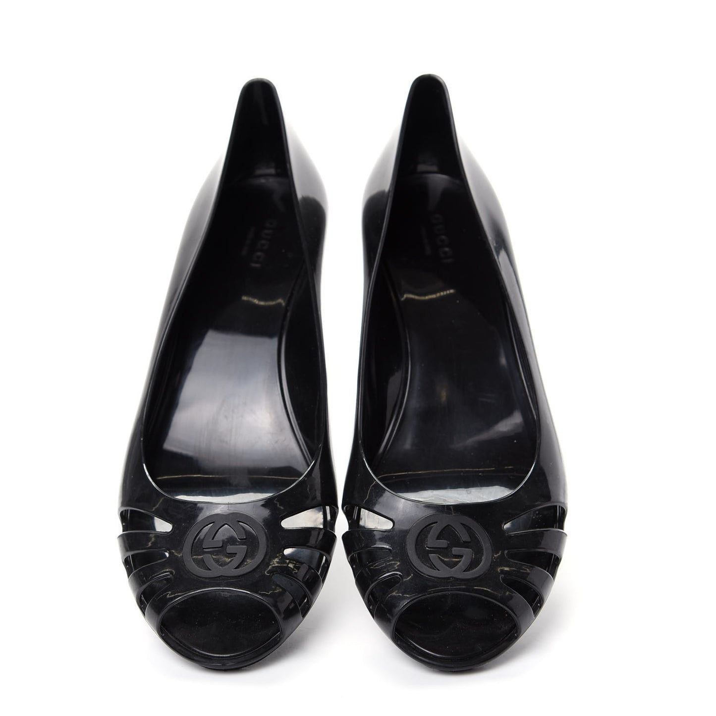 Rubber Jelly Marola Wedges 39 Black