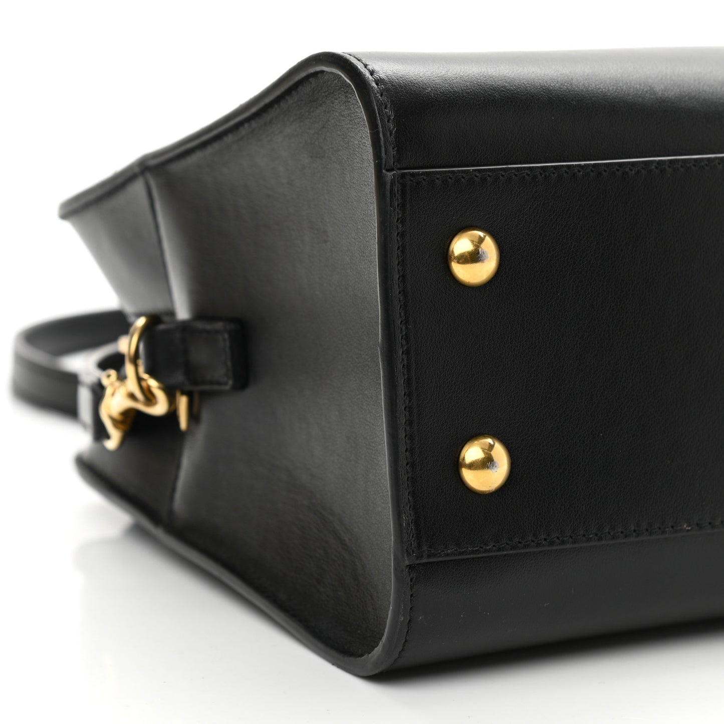 Calfskin Monogram Baby Cabas Black