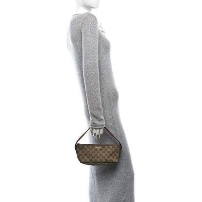 Gucci Monogram Boat Pochette Brown 2 of 10