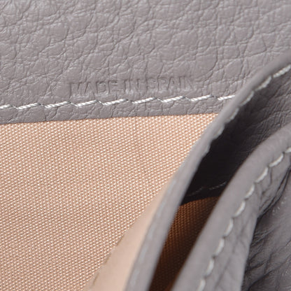 Chloe Grained Calfskin Marcie Square Wallet Cashmere Grey 8 of 9