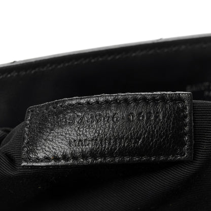 Saint Laurent Calfskin Y Quilted Monogram Medium Loulou Chain Satchel Black 8 of 11