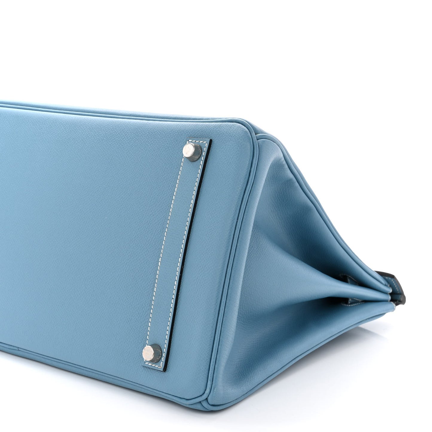 Epsom Birkin 35 Blue Jean