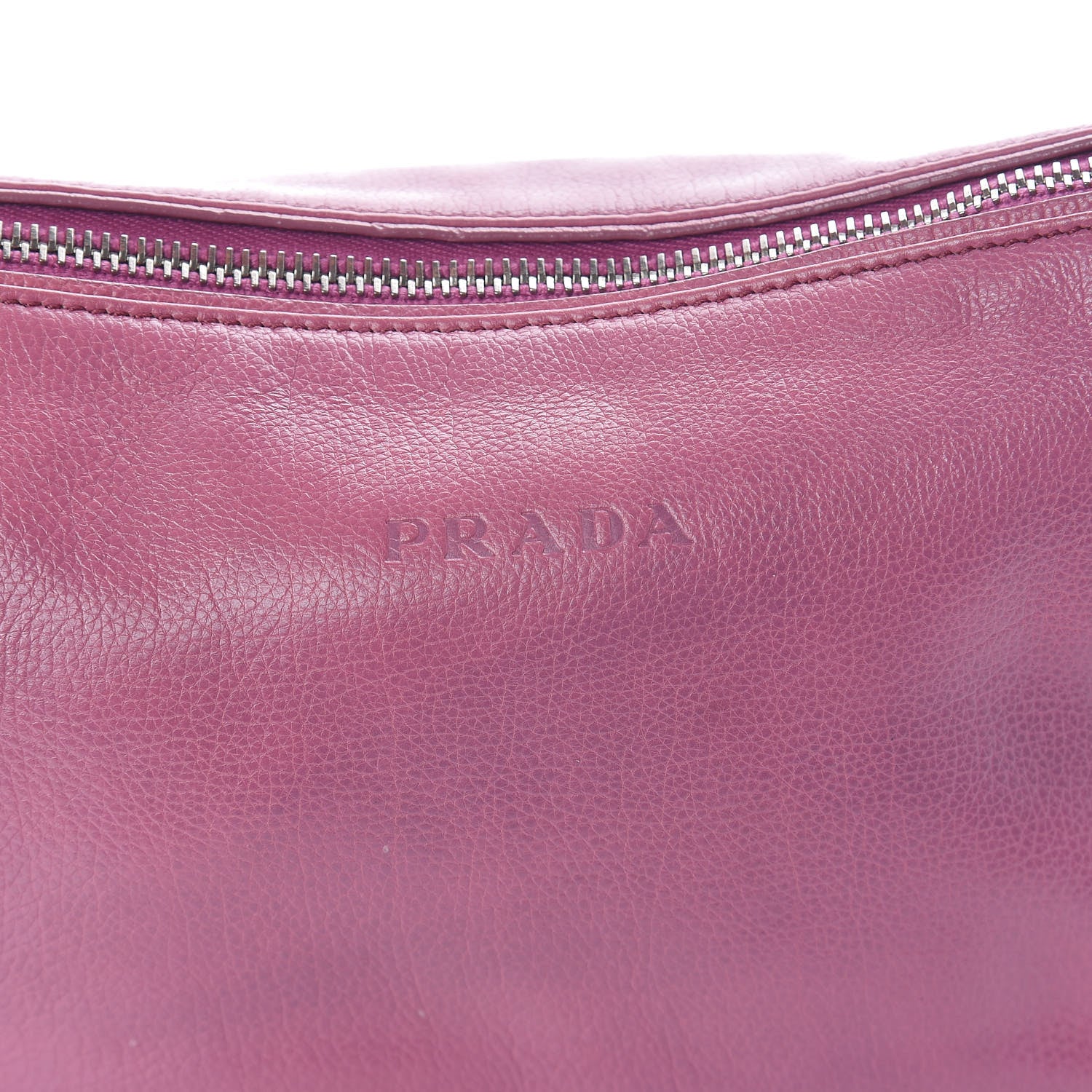 Prada Buffalo Snaps Shoulder Bag Ciclamino 9 of 9