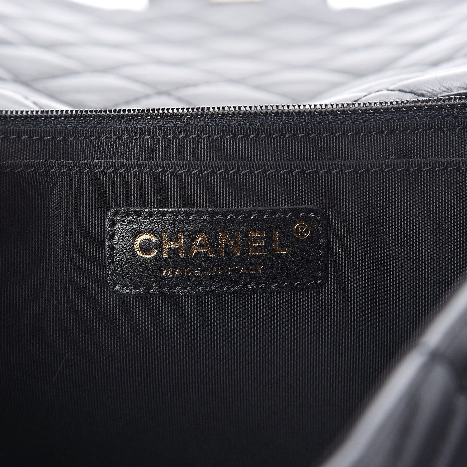 Chanel Calfskin Quilted XXL Travel Flap Bag Black 5 of 9