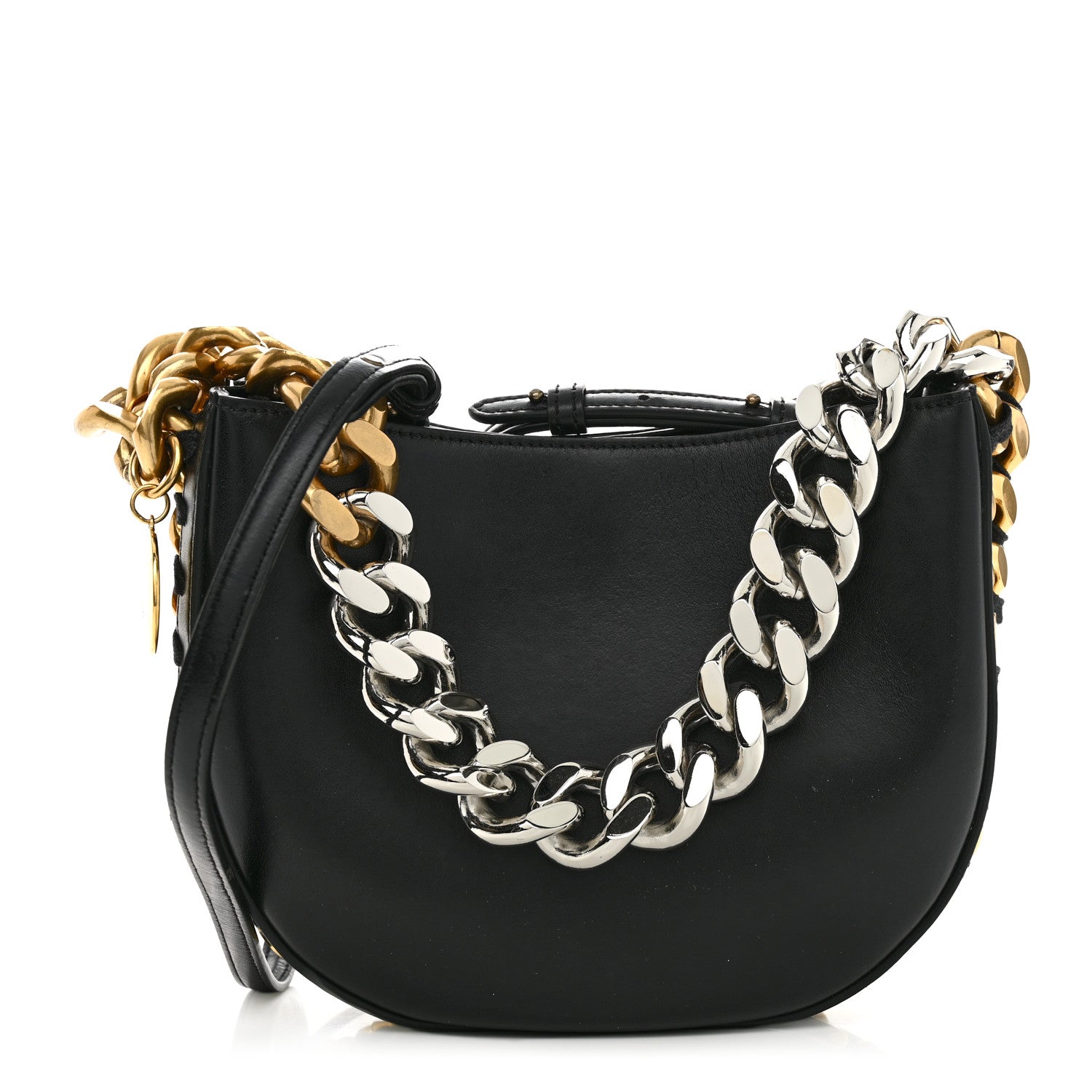 Stella McCartney Eco Alter Nappa Small Frayme Shoulder Bag Black 1 of 11