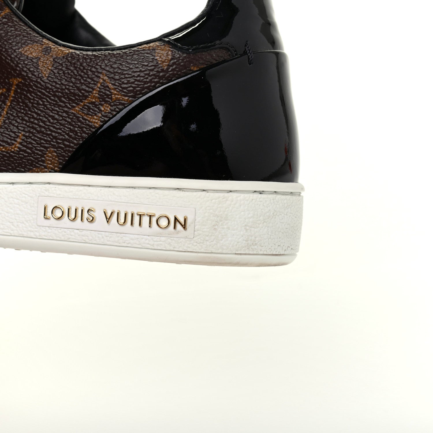 Louis Vuitton Patent Monogram Frontrow Sneakers 37 15 of 16