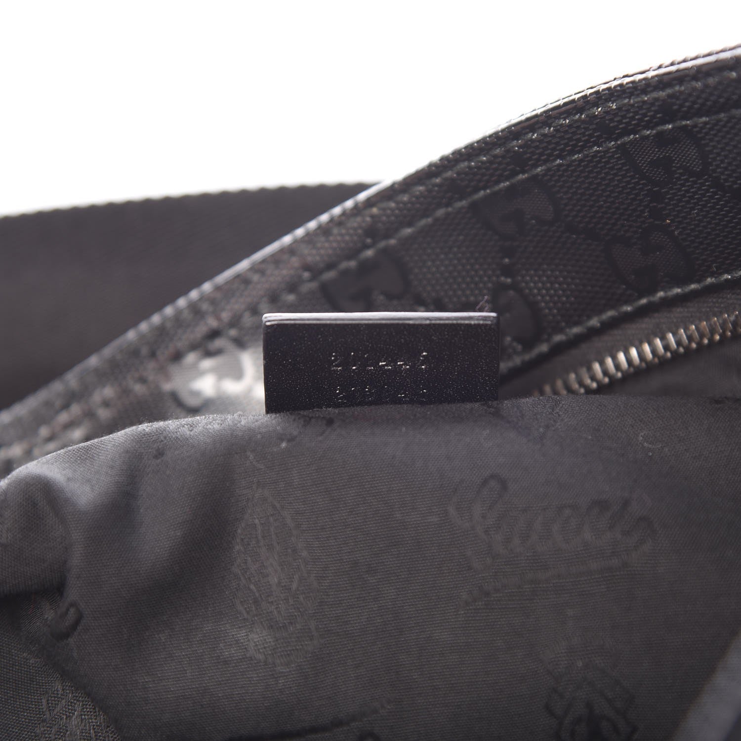Gucci Imprime Monogram Medium Flat Messenger Bag Black 7 of 7