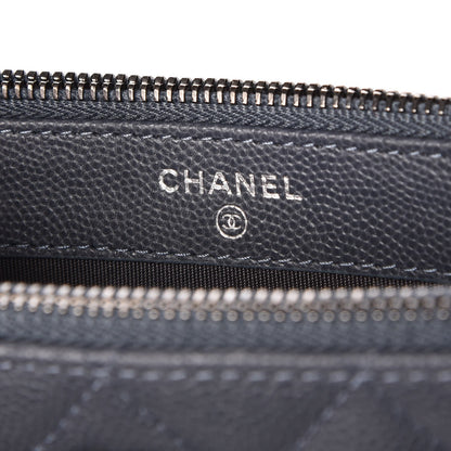 Chanel Caviar Quilted Small Clutch With Chain Grey 6 of 11