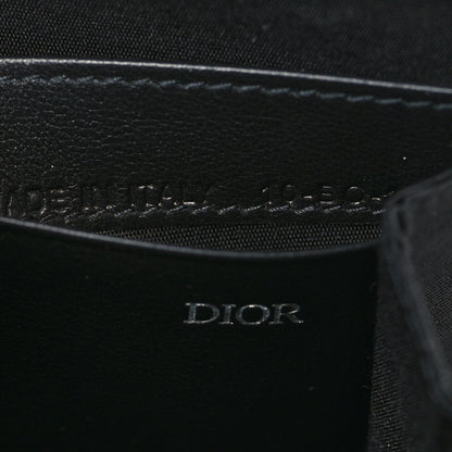 Christian Dior Grained Calfskin Pouch Navy Blue 7 of 11