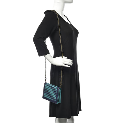 Bottega Veneta Nappa Intrecciato Crossbody Bag Atlantic Aqua 2 of 9