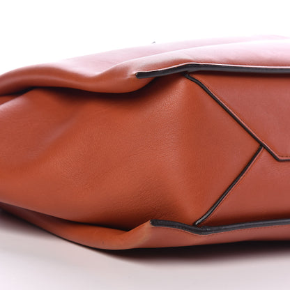 Celine Calfskin Medium Tri-Fold Bag Brick 8 of 16