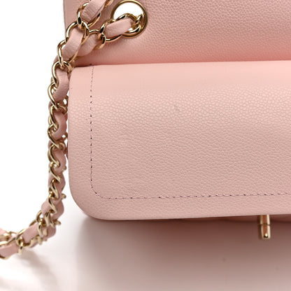 Chanel Caviar Quilted Small Double Flap Light Pink 11 of 13
