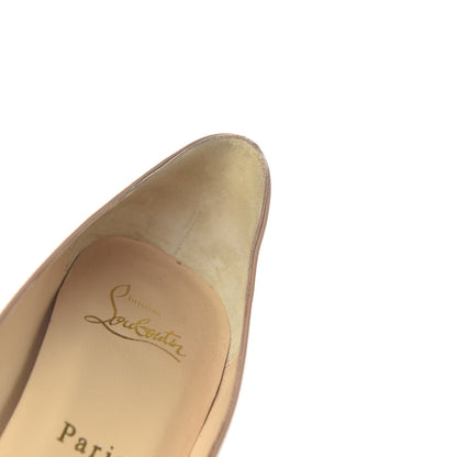 Christian Louboutin Patent Corneille 100 Pumps 39 Nude 9 of 12