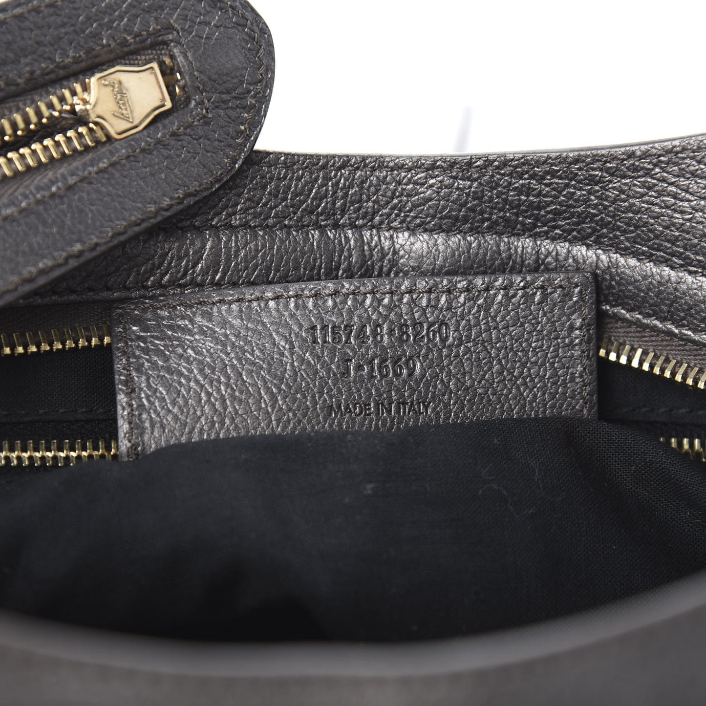 Pearlescent Goatskin Classic Gold Hardware City Bronze