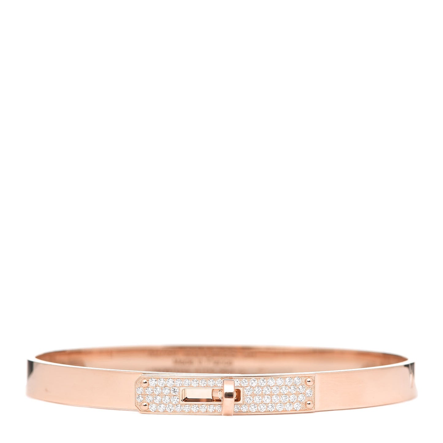 18K Rose Gold Diamond PM Kelly Pave Bracelet SH