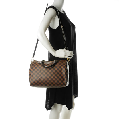 Louis Vuitton Damier Ebene Speedy Bandouliere 30 2 of 7