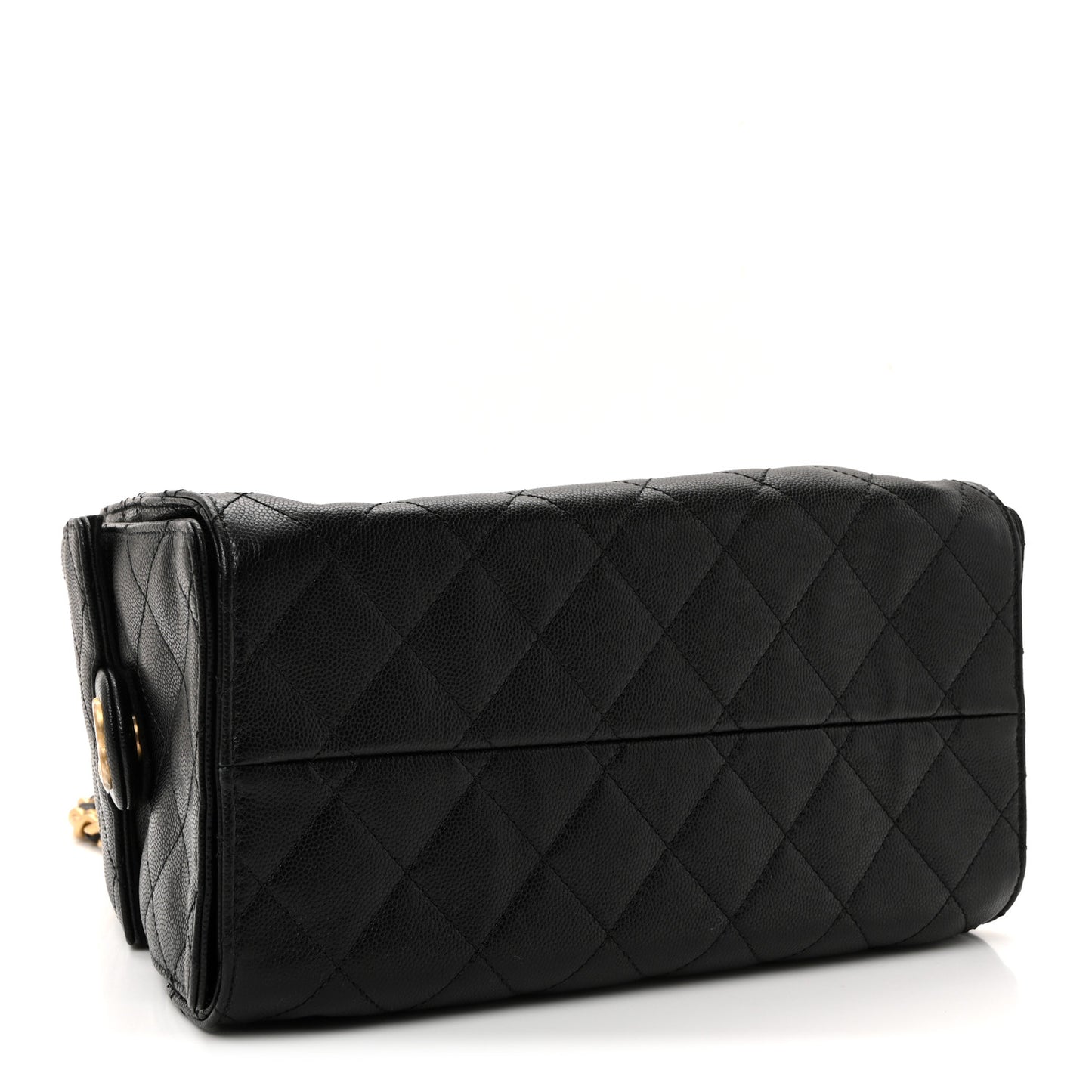 Caviar Quilted Small Chanel 25 Handbag Black