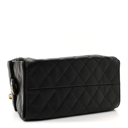 Chanel Caviar Quilted Small Chanel 25 Handbag Black 4 of 10