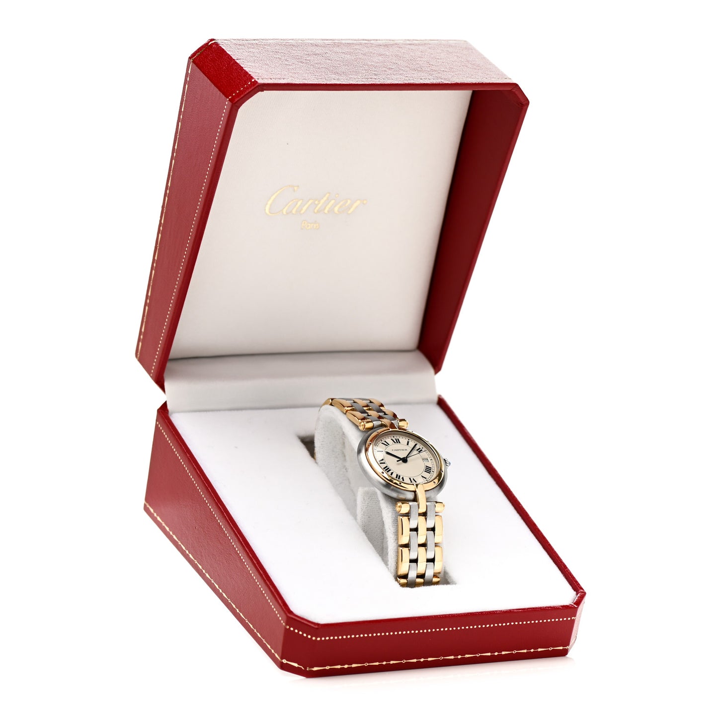Stainless Steel 18K Yellow Gold 29mm Panthere Vendome Quartz Watch