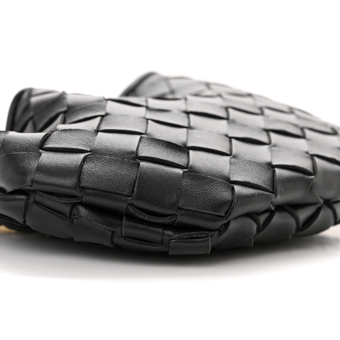 Nappa Intrecciato Mini Sardine Bag Black