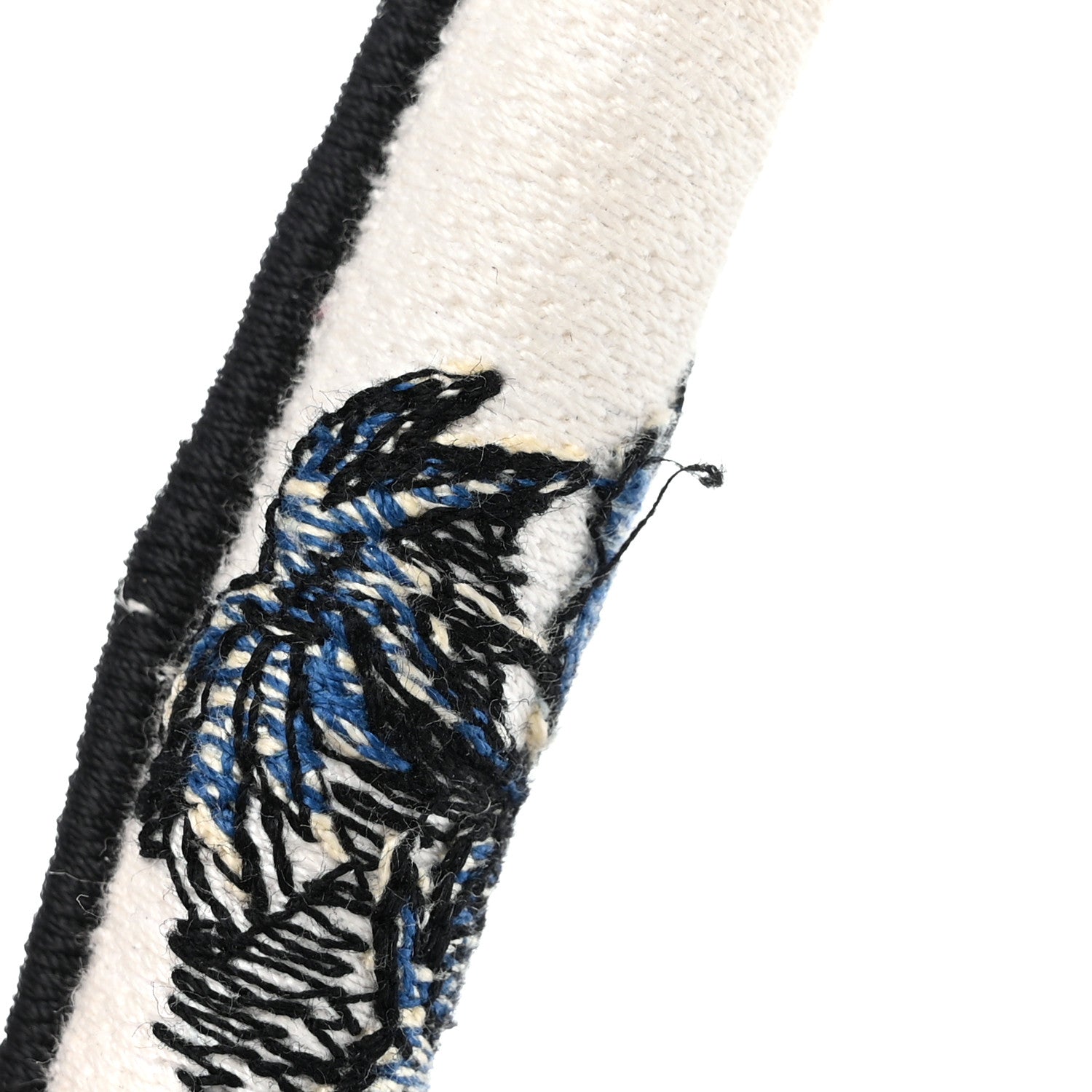 Christian Dior Canvas Embroidered Medium Etoile de Voyage Book Tote White Multicolor 12 of 15