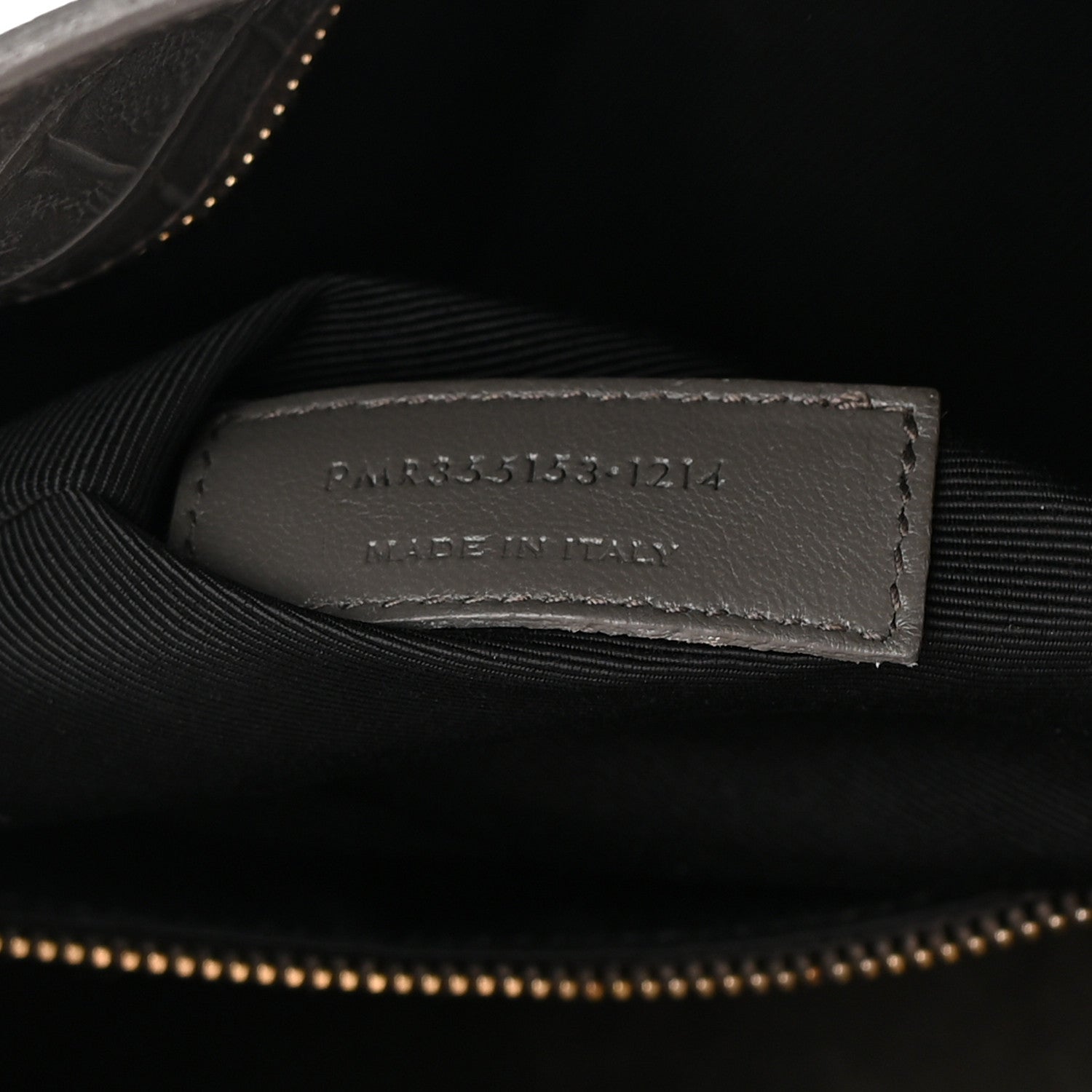 Saint Laurent Calfskin Crocodile Embossed Small Sac De Jour Fog 8 of 23