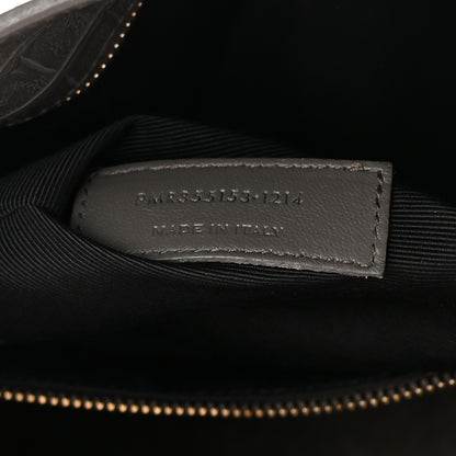 Saint Laurent Calfskin Crocodile Embossed Small Sac De Jour Fog 8 of 23