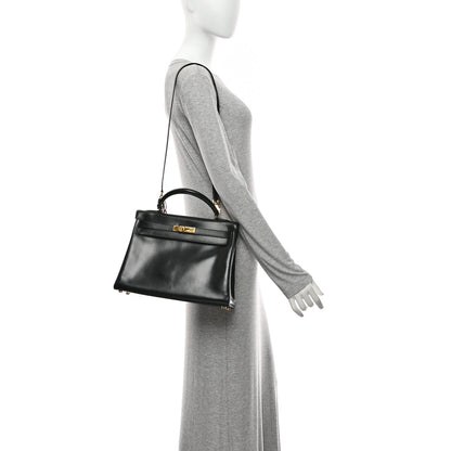 Hermes Box Kelly Retourne 32 Black 2 of 10