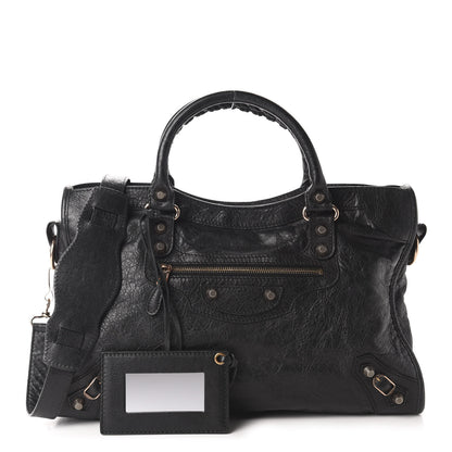 Balenciaga Agneau Giant 12 Rose Gold Hardware City Black 1 of 11
