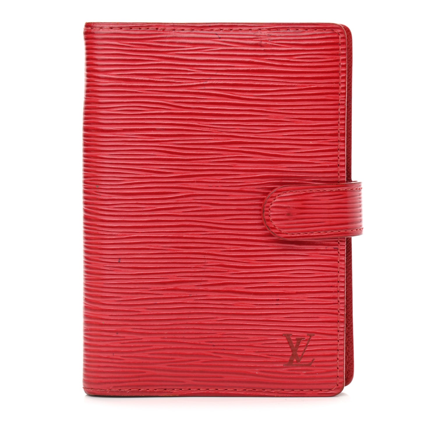 Epi Small Ring Agenda Cover Castillan Red