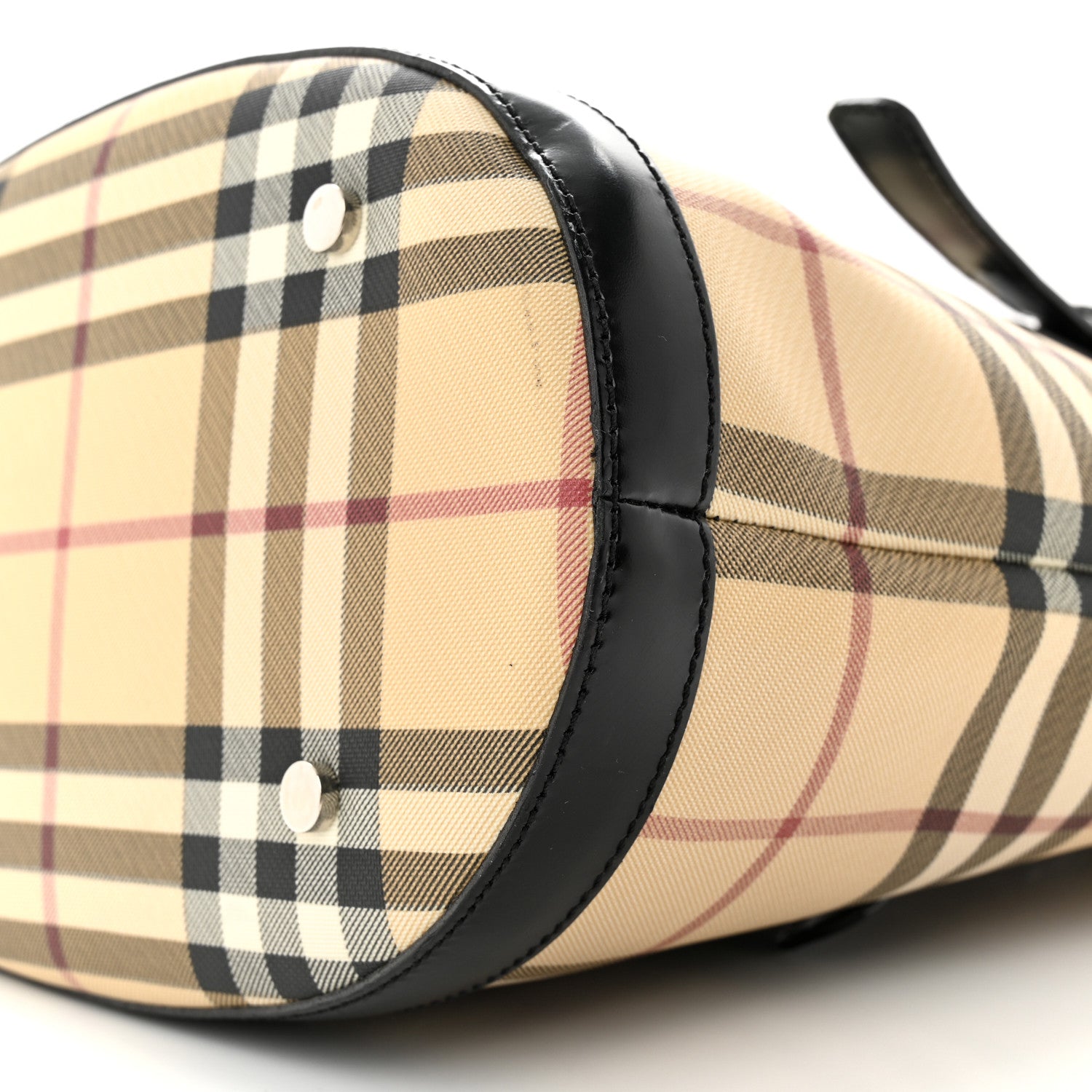 Burberry House Check Bucket Bag Black 10 of 13