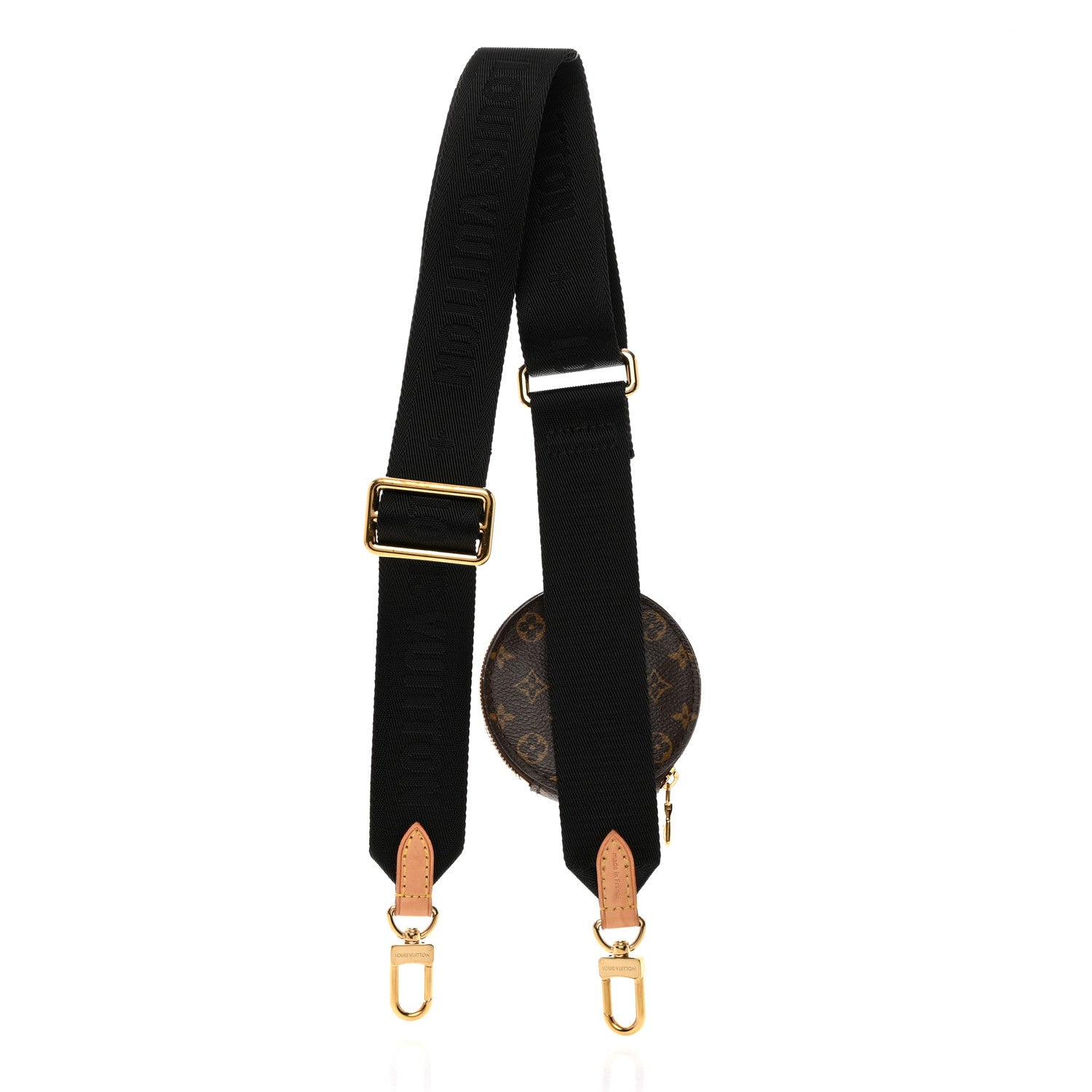 Louis Vuitton Monogram Multi Pochette Accessories Bandouliere Shoulder Strap Black 2 of 7