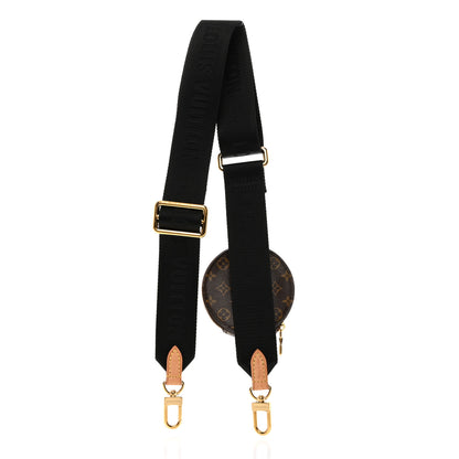 Louis Vuitton Monogram Multi Pochette Accessories Bandouliere Shoulder Strap Black 2 of 7