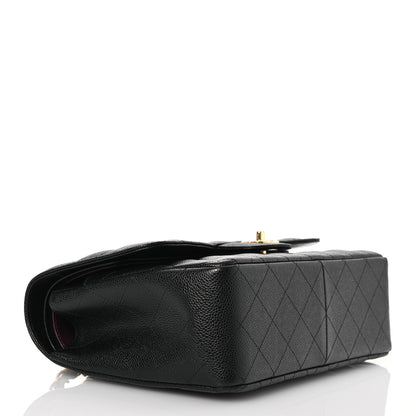 Chanel Caviar Quilted Jumbo Double Flap Black 4 of 14