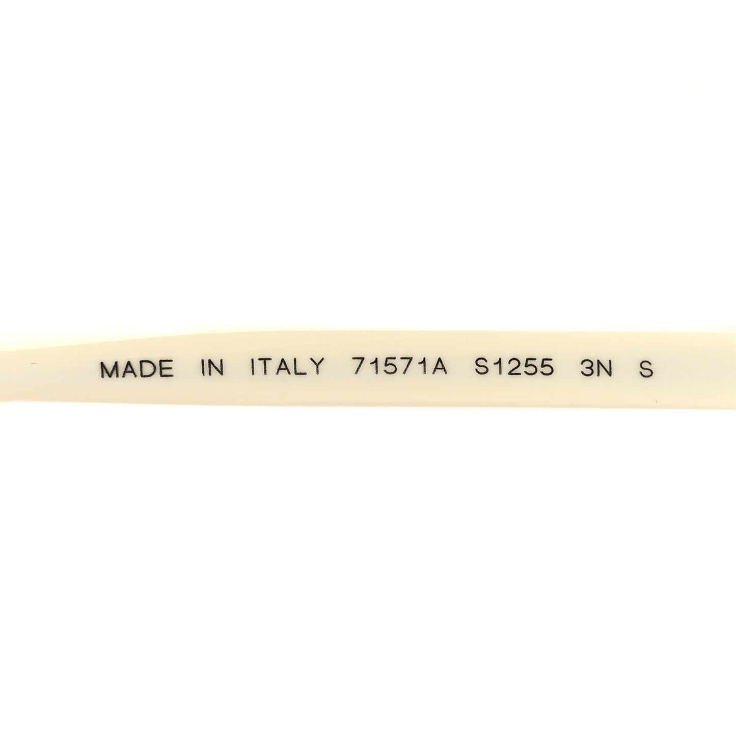 Acetate Oval Sunglasses 71571A White