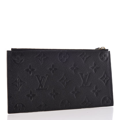 Louis Vuitton Empreinte Felicie Chain Wallet Zippered Insert Black 3 of 6
