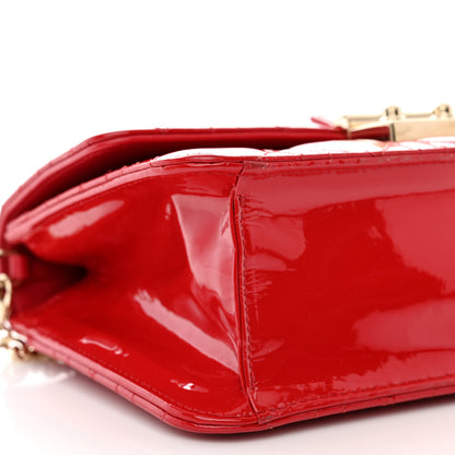 Christian Dior Patent Cannage Miss Dior Promenade Pouch Red 10 of 14