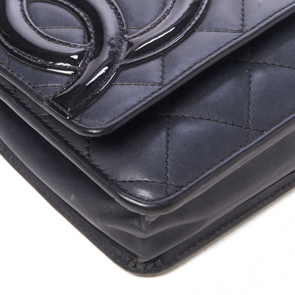 Chanel Calfskin Quilted Cambon Wallet On Chain WOC Black 8 of 10