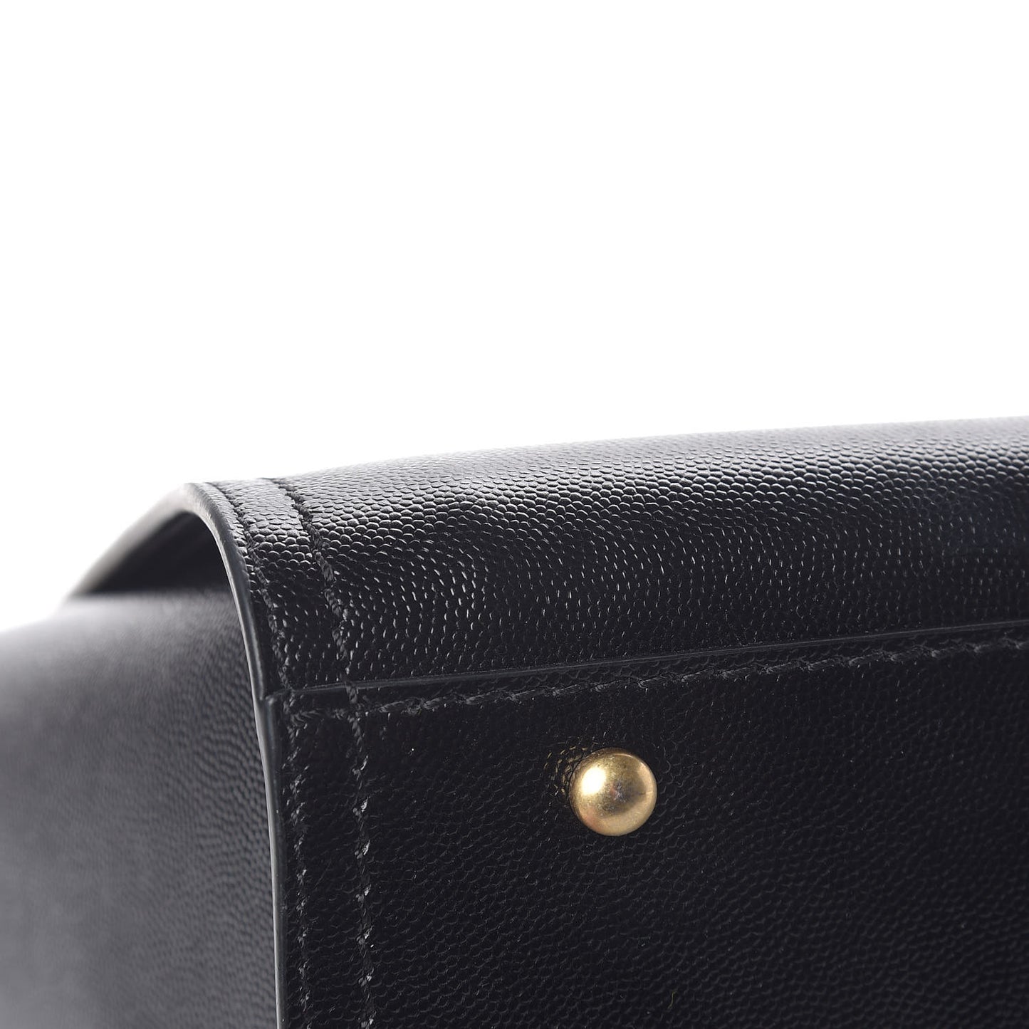 Caviar Small Studded Deauville Tote Black