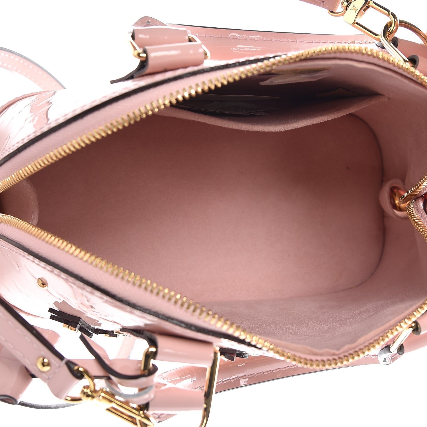 Louis Vuitton Vernis Flowers Alma BB Rose Ballerine 6 of 8