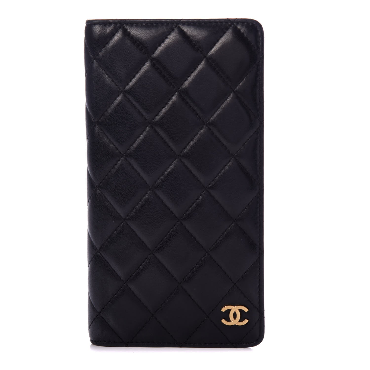 Chanel Lambskin Quilted Medium Agenda Cover Black 1 of 8