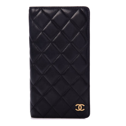 Chanel Lambskin Quilted Medium Agenda Cover Black 1 of 8
